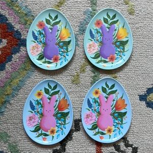 ***SOLD***Peeps Easter Bunny Plates